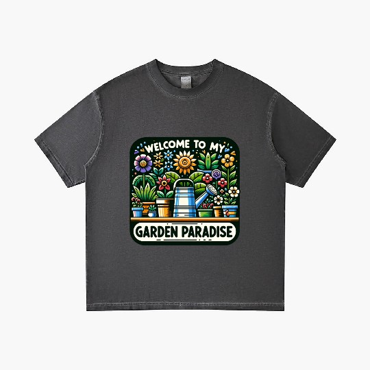 Welcome to My Garden Paradise, Plant Lovers Gradient T Shirts
