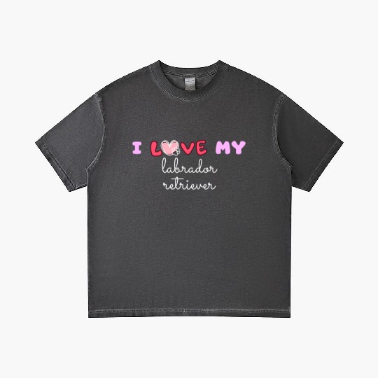 I Love My Labrador Retriever Gradient T Shirts