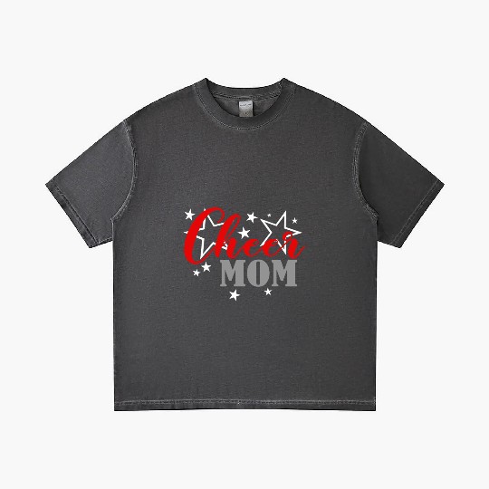 Cheerleader Proud Cheer Mom Pride Sports Supporter Gradient T Shirts