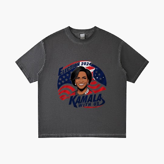 Gradient T Shirts design kamala, election 2024