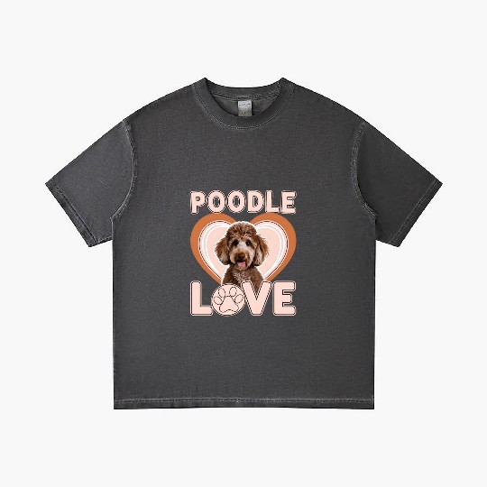 Adorable Brown Poodle for Poodle Enthusiasts Gradient T Shirts