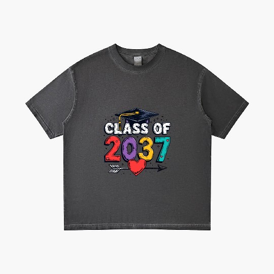 Celebrating the Class of 2037: A Colorful Future Gradient T Shirts