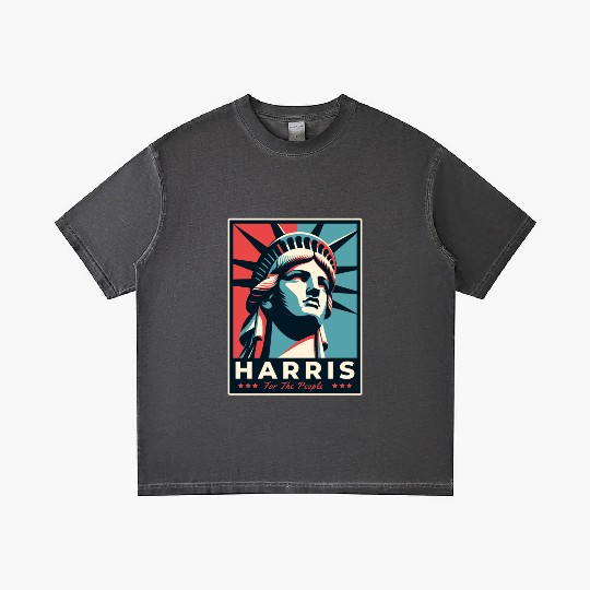 Harris 2024 statue of liberty Kamala Harris Gradient T Shirts