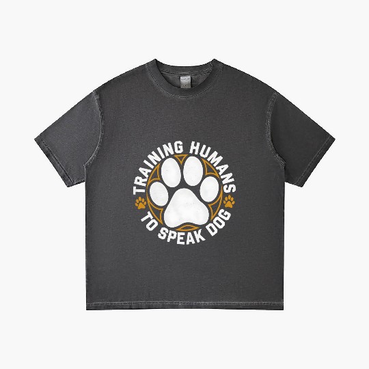 Training Humans to Speak Dog Gradient T Shirts