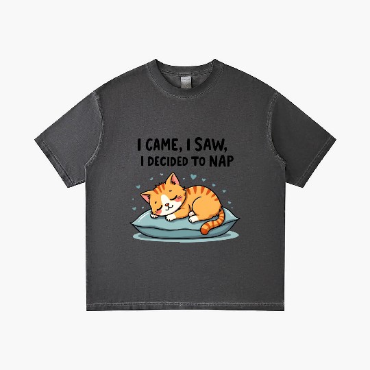 Cute Cat Nap Lover Funny Sleepy Naptime Humor Gradient T Shirts