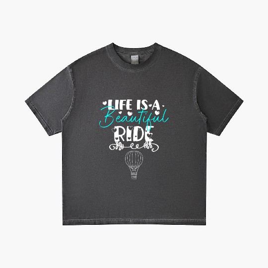 Hot Air Balloon Company Fire Adventure Gradient T Shirts