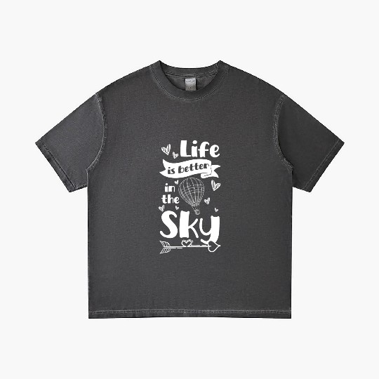 Hot Air Balloon Company Driving Sport Gradient T Shirts