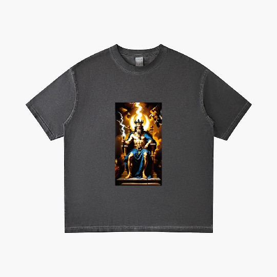 Zeus Jupiter Greek Mythology Gods Baroque Gradient T Shirts