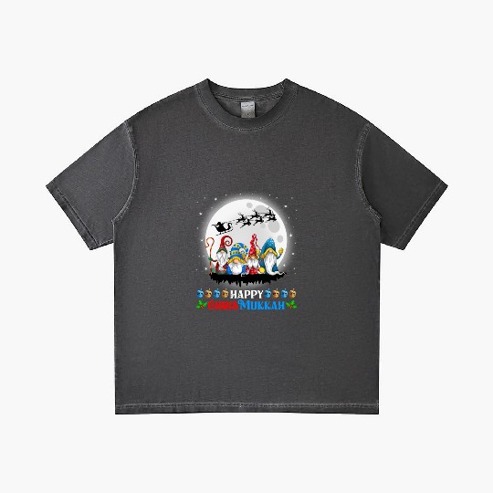 Happy Chrismukkah Gnomes Christmas Hanukkah Gradient T Shirts
