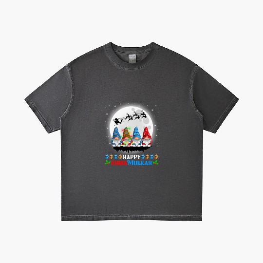 Happy Chrismukkah Gnomes Christmas Hanukkah Gradient T Shirts