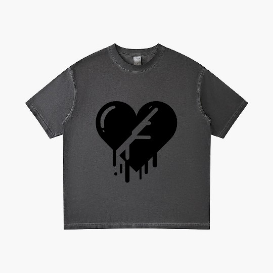 Heart broken hearts vector path15 Gradient T Shirts