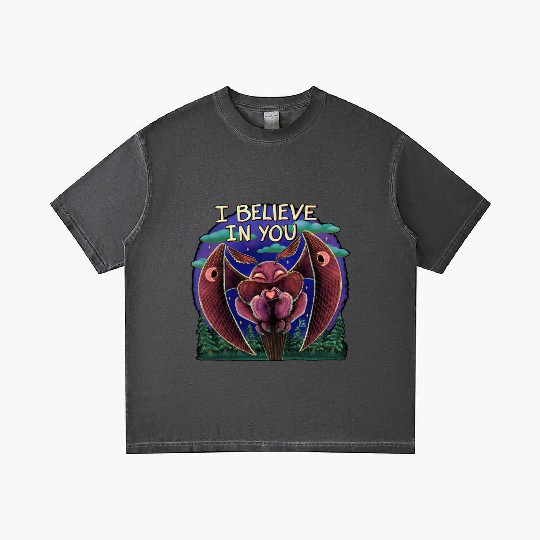 The Mothman Cryptid believe in you cute creature Gradient T Shirts