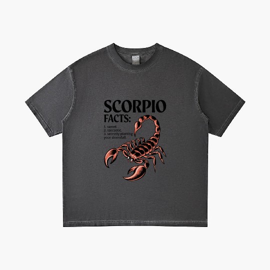 Funny Scorpio Zodiac Quote Gradient T Shirts