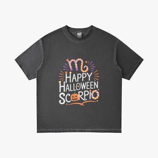 Happy Halloween, Scorpio Halloween Scorpio Quote Gradient T Shirts