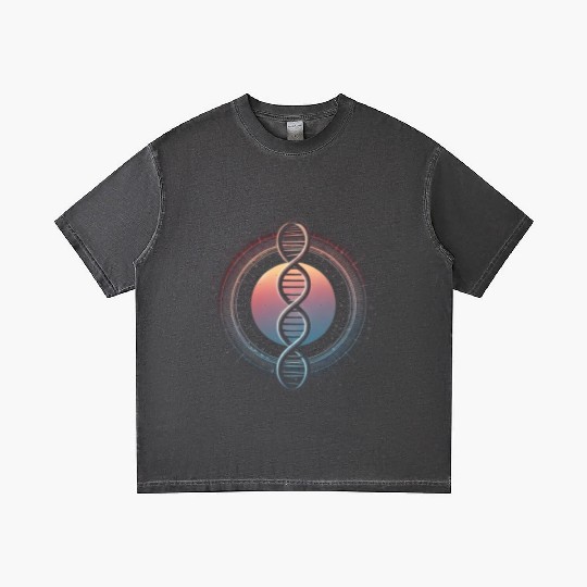 DNA double helix science tech biology design 2 Gradient T Shirts