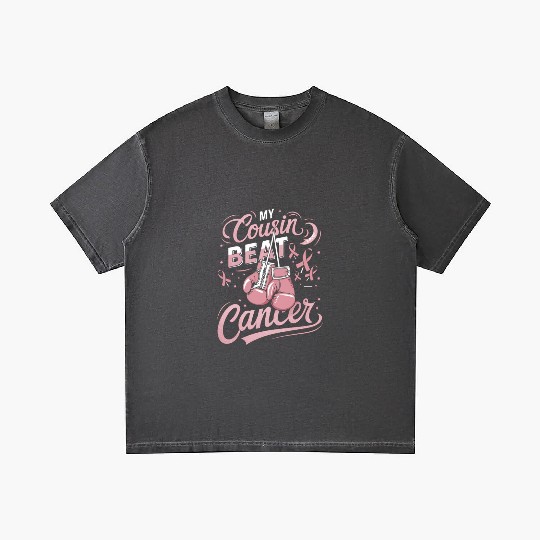 My Cousin Beat Cancer Breast Cancer Awareness Gradient T Shirts