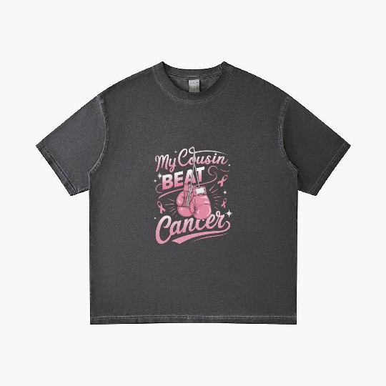 My Cousin Beat Cancer Breast Cancer Awareness Gradient T Shirts