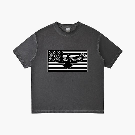 We The People Eagle Flag © LIKE US ON FACEBOOK Gradient T Shirts