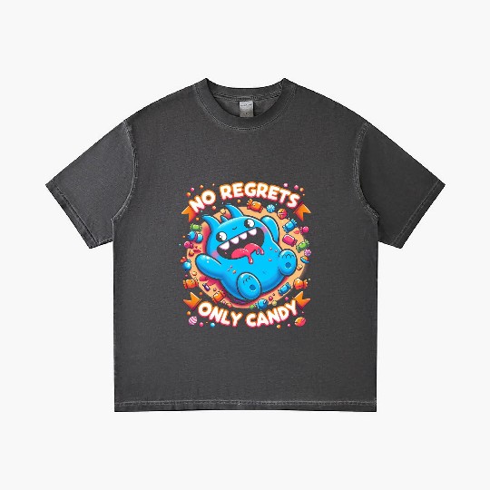 Stitch Halloween Disneyland No Regrets Only Candy Gradient T Shirts