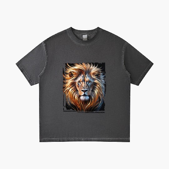 A majestically abstract lion Gradient T Shirts