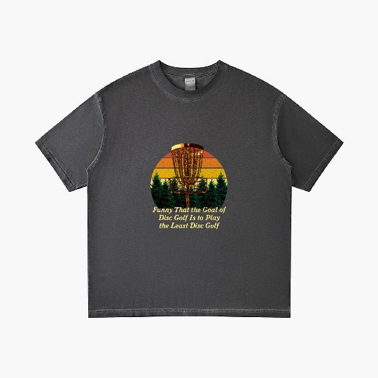 The Funny Goal of Disc Golf Dad Jokes Golfer Punch Gradient T Shirts
