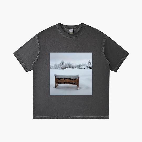 Let It Snow Gradient T Shirts