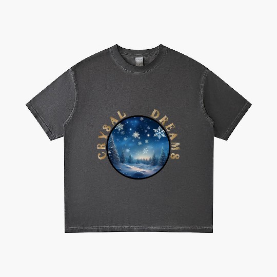 Winter's Embrace - A Crystal Clear Dream Gradient T Shirts