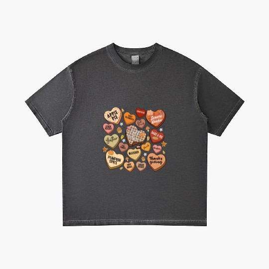 fall candy hearts Gradient T Shirts