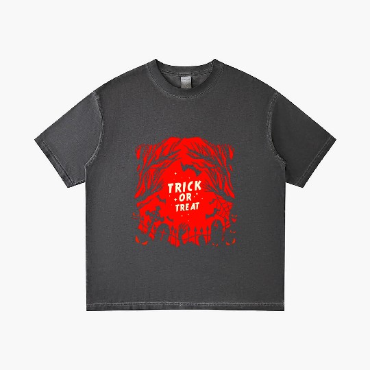 Trick or Treat Graveyard Gradient T Shirts