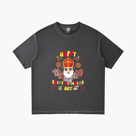 Groovy Saint Nicholas Day logo Gradient T Shirts
