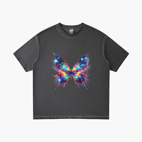 Magical Colorful Butterfly Design – Enchanting Art Gradient T Shirts