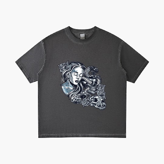 Blessed Chicano Vintage Street Art Graphic Gradient T Shirts