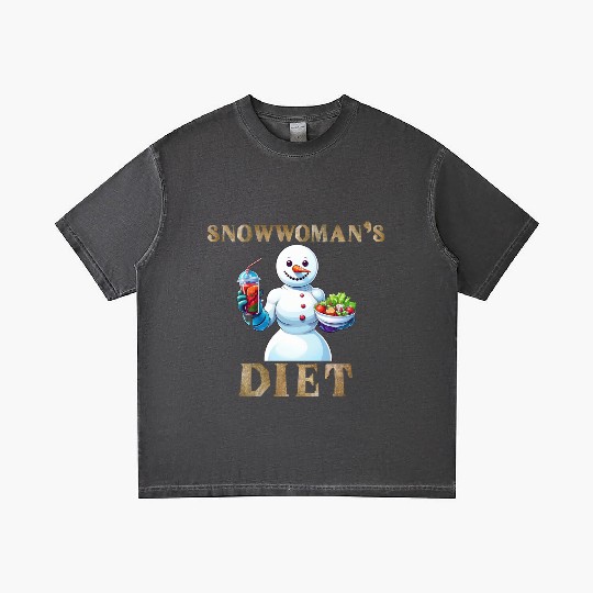 Snowwoman's Smoothie Surprise Gradient T Shirts