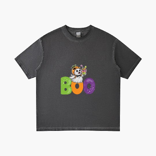 Boo Too Cute To Ghoul Funny Baby Ghost Kids Design Gradient T Shirts