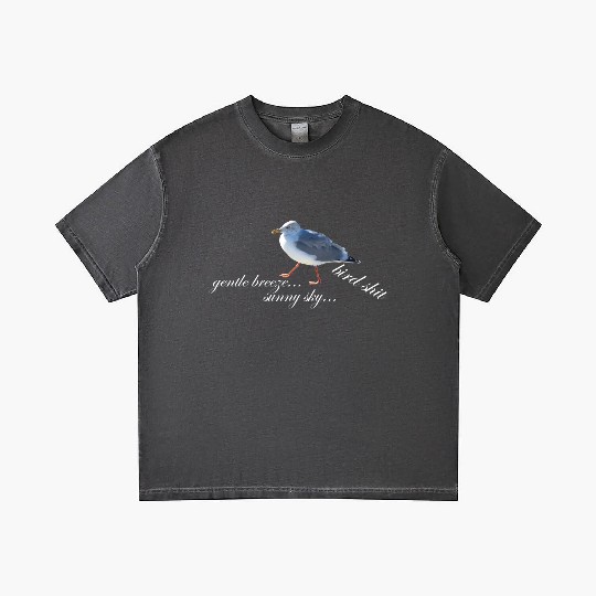 sun sea atlantic coast seagull holidays bird shit Gradient T Shirts