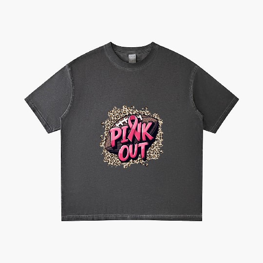 Pink Out Breast Cancer Football Coquette Bow Mom Gradient T Shirts