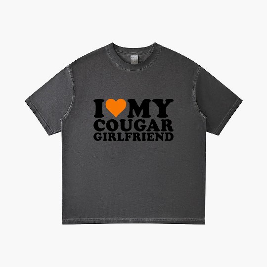 I Love Cougars Cougar Humor Valentine's Day 1WH2 Gradient T Shirts