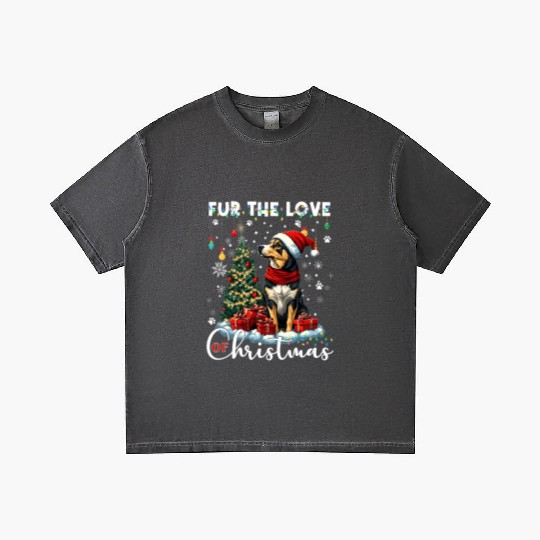 French Bulldog Christmas Tree Decoration Dog Lover Gradient T Shirts