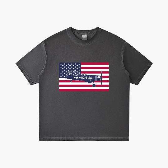 World War II American aircraft Gradient T Shirts