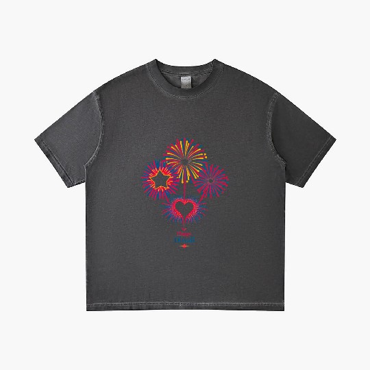 Fireworks for Diwali Celebration Gradient T Shirts