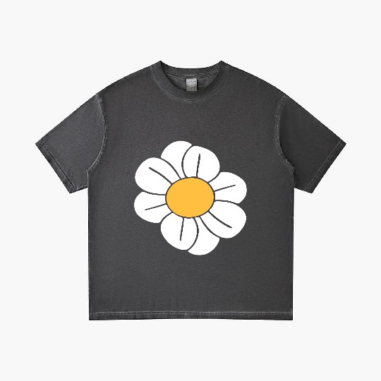 Beautiful White Daisies Flowers Spring Summer Fun Gradient T Shirts
