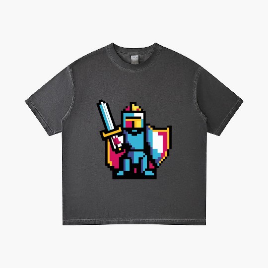 knight pixel art Gradient T Shirts