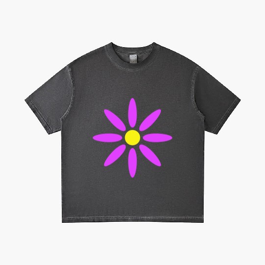Small Daisy Flower White Decorative Nature Design Gradient T Shirts