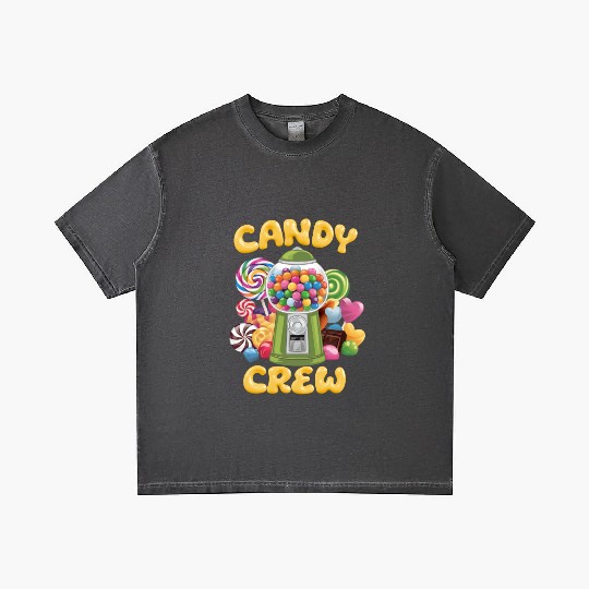 Candy Security Crew Lollipop Gummy Sweet Birthday Gradient T Shirts