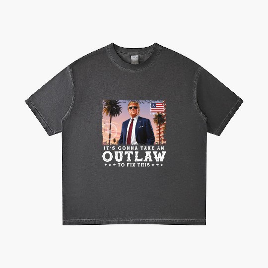 Trump Felon 2024 - It's Gonna Take an Outlaw To Gradient T Shirts
