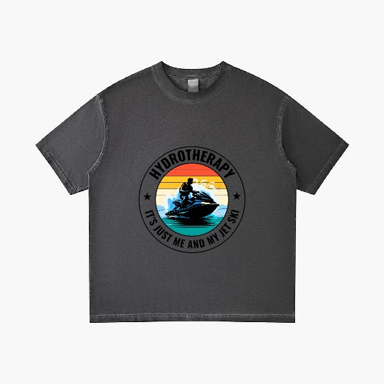 Jet Ski Hydrotherapy Ocean Adventure Watersports Gradient T Shirts