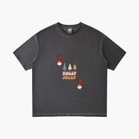 Holly Jolly Vibes Gradient T Shirts