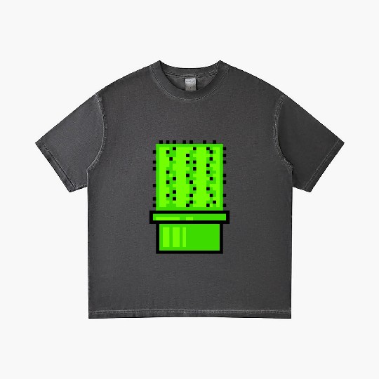 Cactus Cacti Retro Video Game Pixel Flower Pot Gradient T Shirts