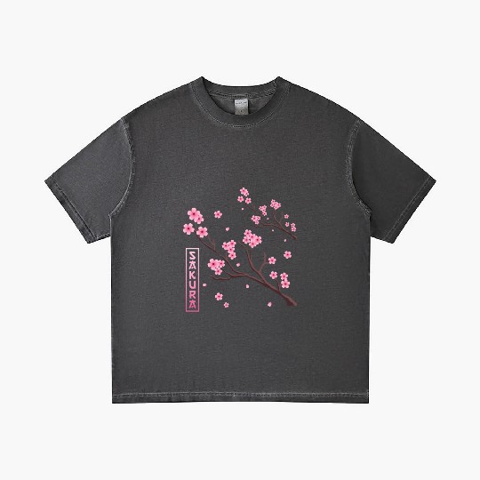 Cherry Blossom Japan Harajuku Manga Japan Sakura Gradient T Shirts