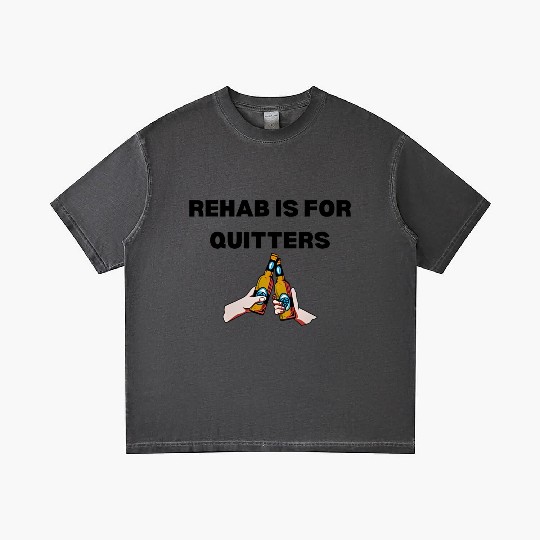Rehab Is For Quitters Gradient T Shirts Funny Gradient T Shirts Gym Gradient T Shirts